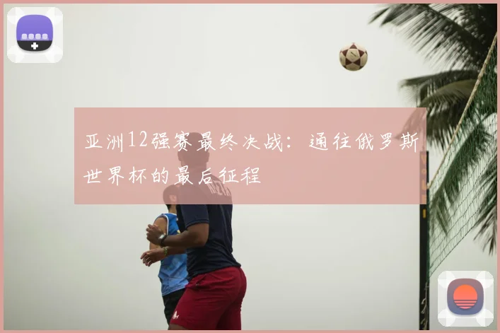 亚洲12强赛最终决战:通往俄罗斯世界杯的最后征程