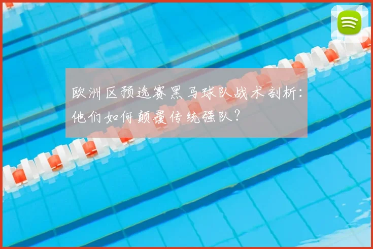 欧洲区预选赛黑马球队战术剖析:他们如何颠覆传统强队?